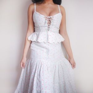 Hemant & Nandita Sana Floral Prairie Dress